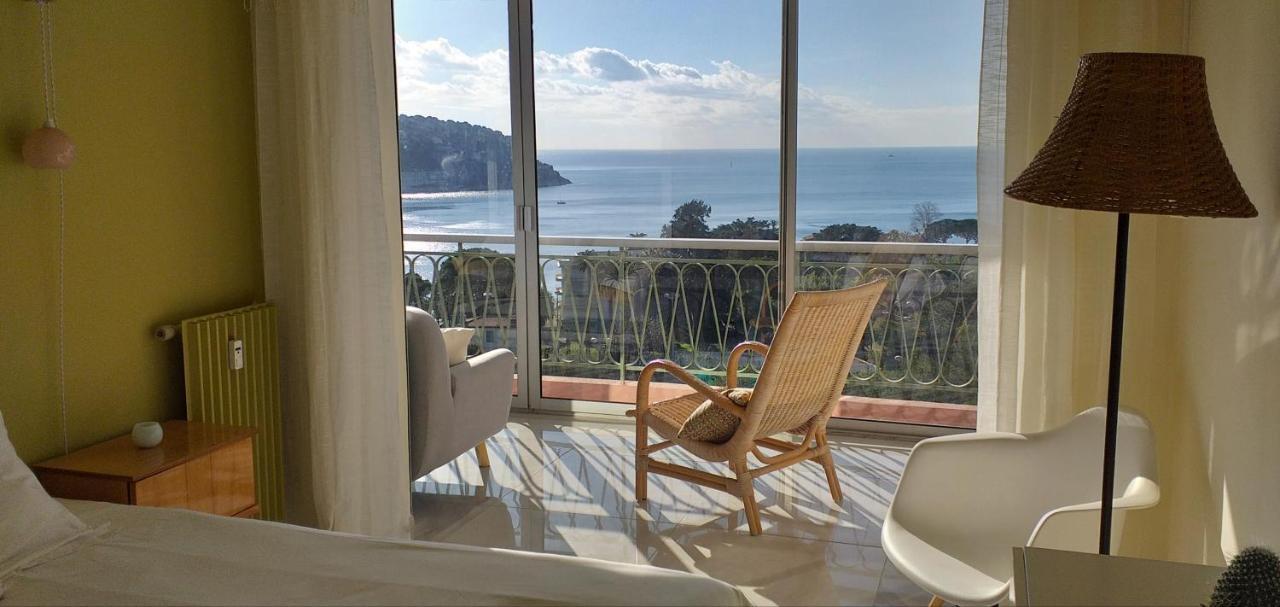 Vue Mer Exceptionnelle Entre Nice Et Monaco Villefranche-sur-Mer Exterior foto