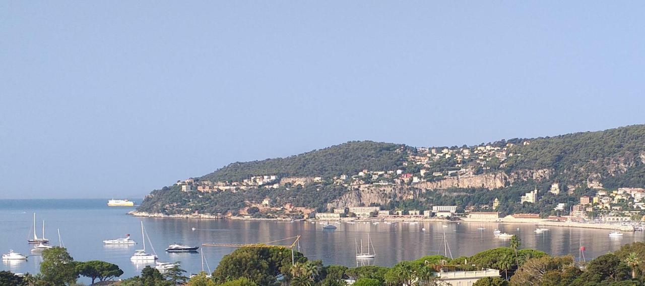 Vue Mer Exceptionnelle Entre Nice Et Monaco Villefranche-sur-Mer Exterior foto